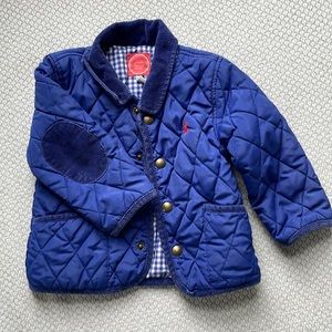 Navy Quilted Joules Jacket